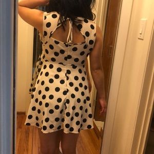 Polka dot skater dress
